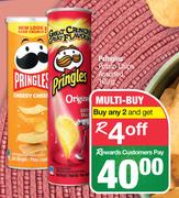 Pringles Potato Chips Assorted-For 2 x 100g