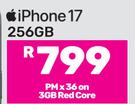 Apple iPhone 17 256GB-On 3GB Red Core