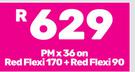 2 x Apple iPhone 14-On Red Flexi 170 + Red Flexi 90