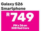 Samsung Galaxy S26 Smartphone-On 3GB Red Core