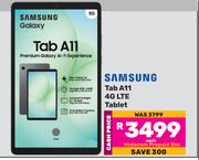 Samsung Galaxy Tab A11 4G LTE Tablet