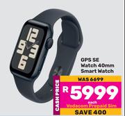GPS SE Watch 40mm Smart Watch