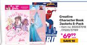 Creative Character Book Jacket (5-Pack) 850037018/31220/37189-Each