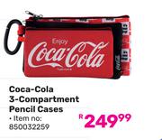 Coca-Cola 3-Compartment Pencil Cases 850032259