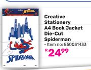 Creative Stationery A4 Book Jacket Die-Cut Spiderman 850031433