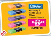 Bantex McCasey 2 Pencil Case 33cm 248625-Each