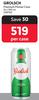 Grolsch Premium Pilsner Cans-24 x 500ml Per Case