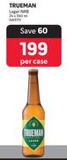 Trueman Lager NRB-24 x 340ml Per Case