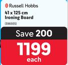 Russell Hobbs 41 x 125cm Ironing Board