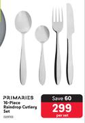 Primaries 16 Piece Raindrop Cutlery Set-Per Set