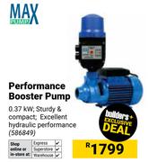 Max Pump Performance Booster Pump
