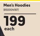 Men's Hoodies-Each