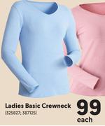 Legend Ladies Basic Crewneck-Each