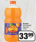 Brookes Oros Squash Assorted-2L Each