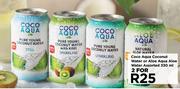 Coco Aqua Coconut Water Or Aloe Aqua Aloe Water Assorted-For 2 x 330ml