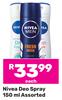 Nivea Deo Spray Assorted-150ml Each