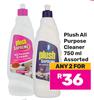 Plush All Purpose Cleaner-For Any 2 x 750ml