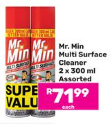 Mr Min Multi Surface Cleaner Assorted-2 x 300ml