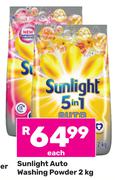 Sunlight Auto Washing Powder-2Kg Each