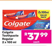 Colgate Toothpaste (Regular)-2 x 100ml