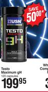 USN Testo Maximum gH-120 Capsules