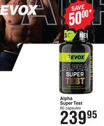 Evox Alpha Super Test-80 Capsules