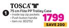 Tosca 75cm Flite PP Trolley Case