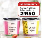 Food Lover's Full Cream Yoghurt Assorted-For 2 x 1Kg