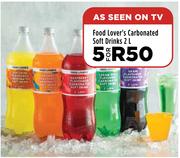 Food Lover's Carbonated Soft Drinks-For 5 x 2L