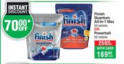 Finish Quantum All-In-One Max 50 Tablets Or Powerball 56 Tablets-Each