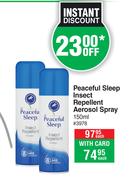 Peaceful Sleep Insect Repellent Aerosol Spray-150ml Each