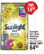 Sunlight 2 In 1 Auto Washing Powder-2Kg