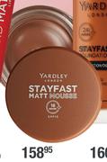 Yardley London Stayfast Matte Mousse