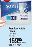 Softi Premium Adult Pants 14 Small-Per Pack