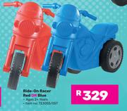 Ride On Racer Red Or Blue-Each