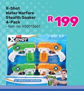 Zuru X-Shot Water Warfare Stealth Soaker 4 Pack