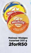 Melrose Wedges Assorted-For 2 x 200g