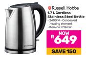 Russell Hobbs 1.7Ltr Cordless Stainless Steel Kettle