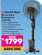 Bennett Read 40cm 2.8Ltr Misting Fan HFN139