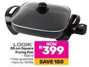 Logik 30cm Square Frying Pan