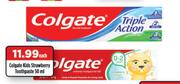 Colgate Kids Strawberry Toothpaste-50ml Each