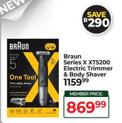 Braun Series X XT5200 Electric Trimmer & Body Shaver