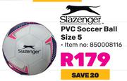 Slazenger PVC Soccer Ball Size 5 850008116