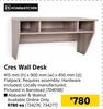 Home & Kitchen Cres Wall Desk-415mm (h) x 900mm (w) x 450mm (d)
