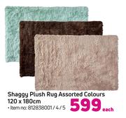 Shaggy Plush Rug-120 x 180cm Each