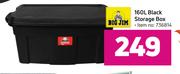 Big Jim 160L Black Storage Box
