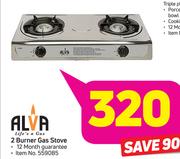 Alva 2 Burner Gas Stove