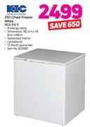 KIC 210Ltr Chest Freezer White KCG 2101