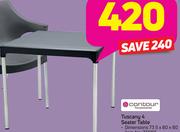 Contour Tuscany 4 Seater Table 73.5x80x80