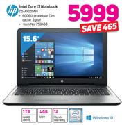 HP Intel Core i3 Notebook 15-AY035NI